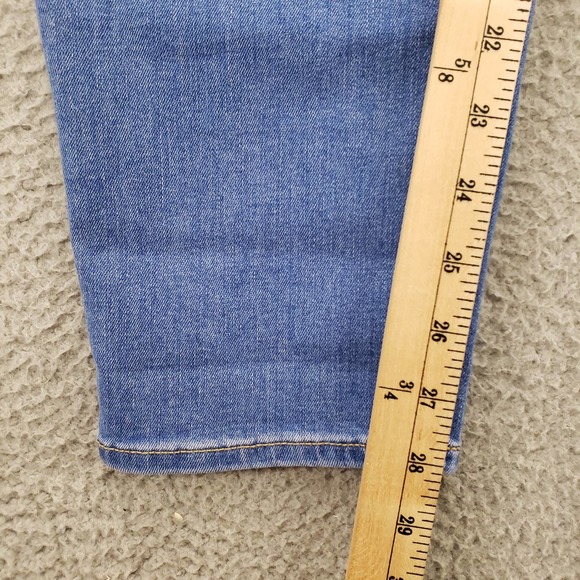 Old Navy Jeans Womens 16 Blue Denim Medium Wash Rockstar Super Skinny - Picture 14 of 14